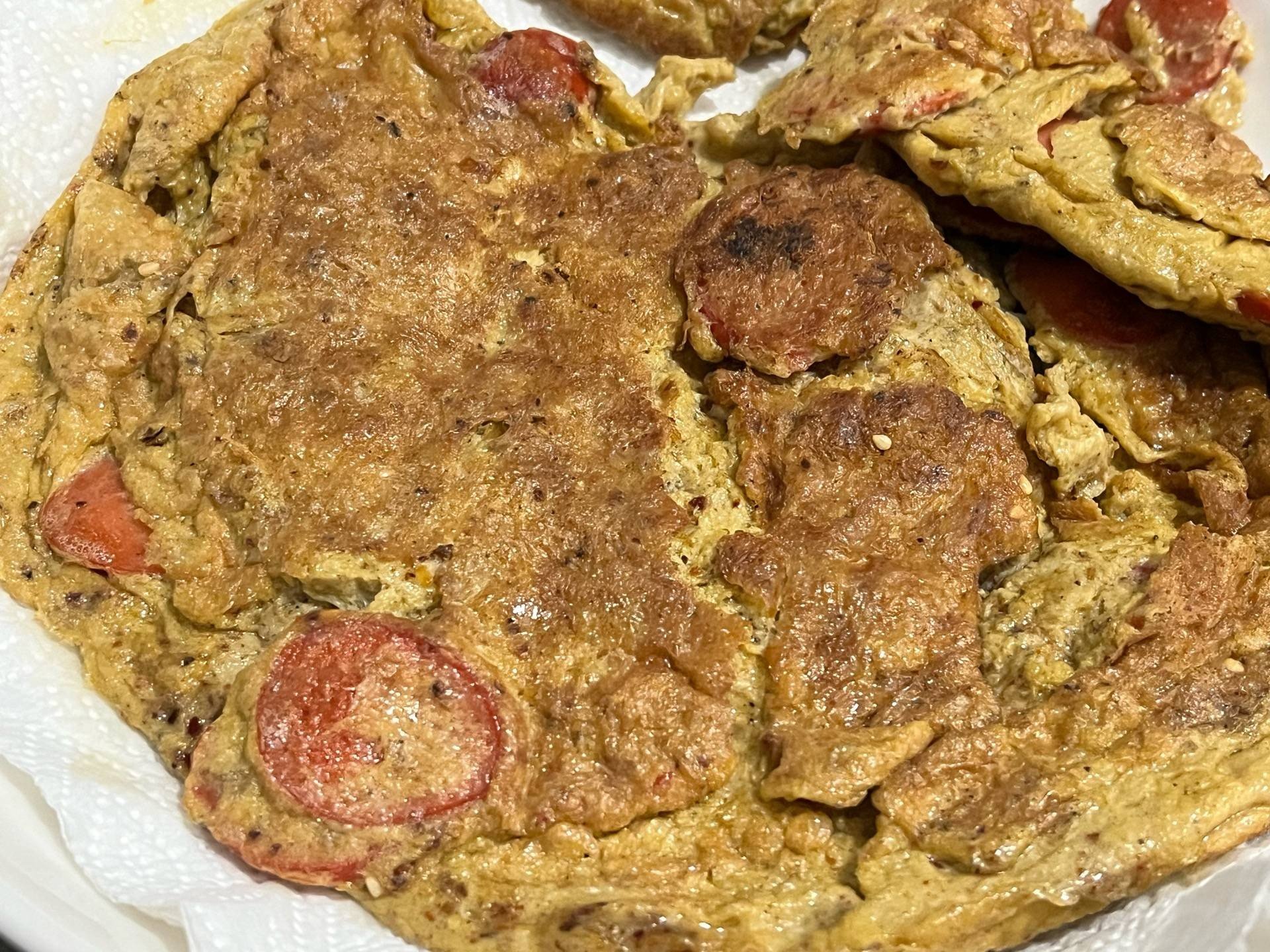 ไข่เจียวหม่าล่าไส้กรอกเผ็ด!