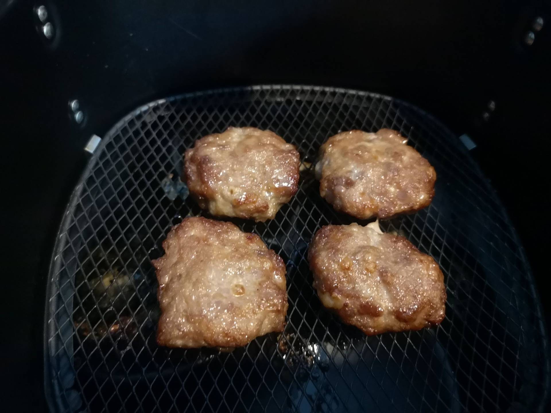 หมูสับก้อนทอดด้วยหม้อทอดไร้มัน