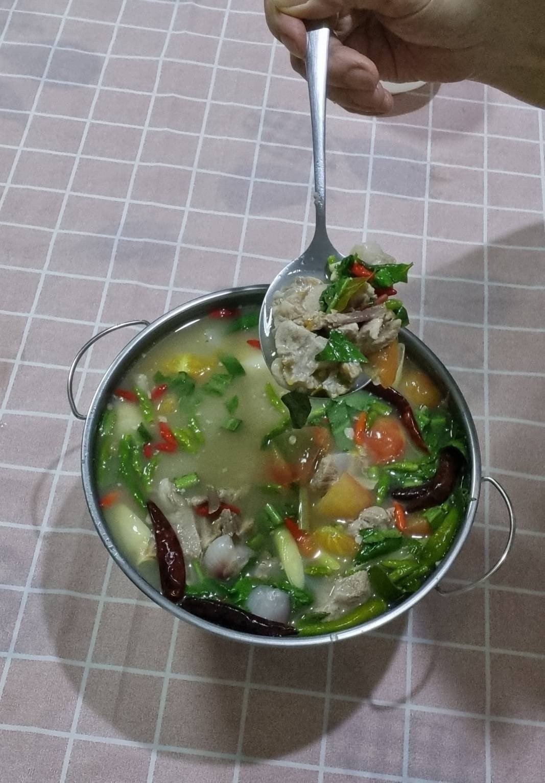 ต้มแซ่บกระดูกหมูอ่อน