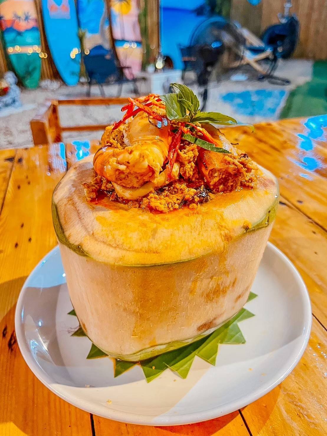 ห่อหมกทะเลมะพร้าวอ่อน