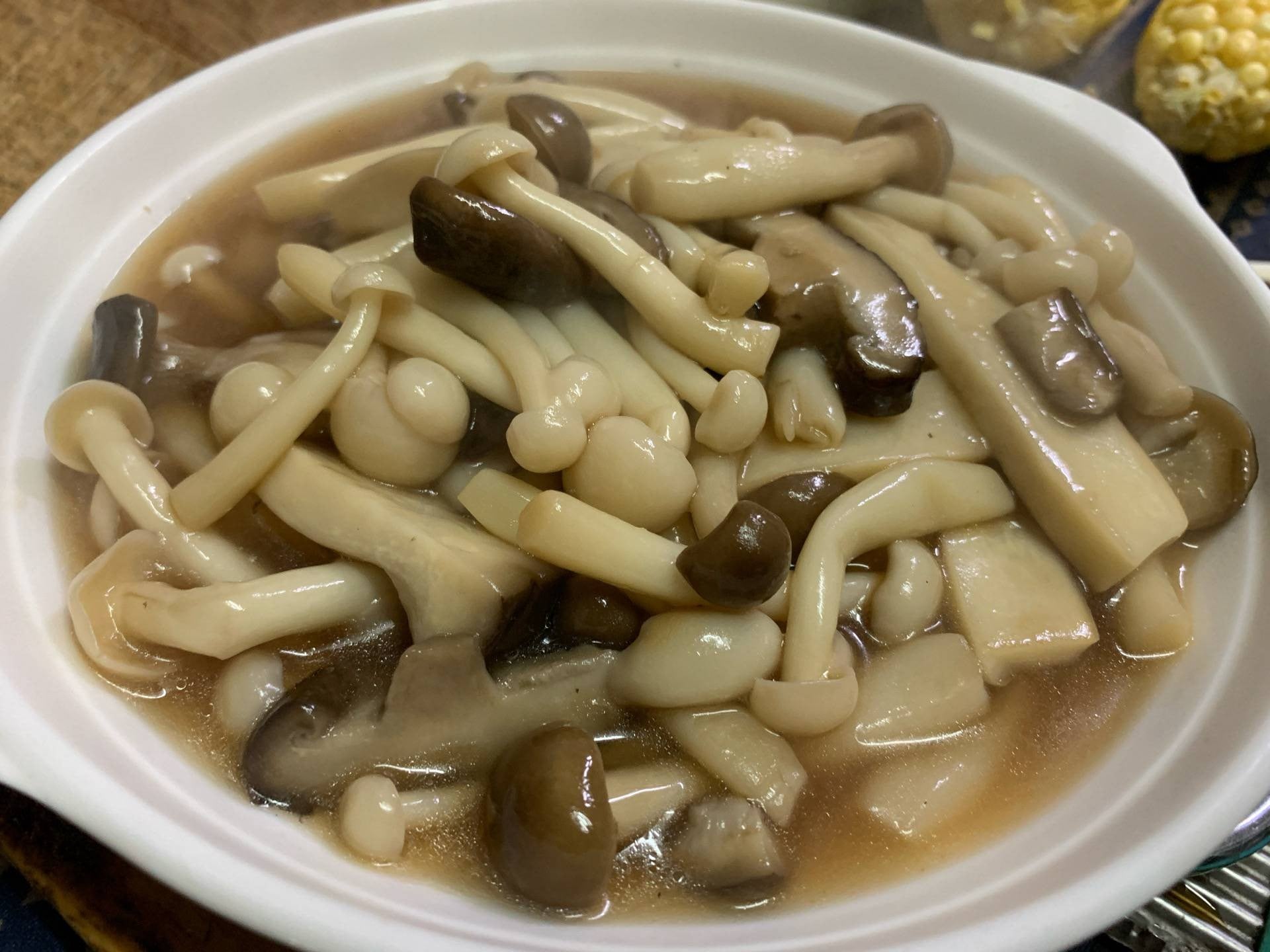 เห็ดผัดน้ำมันหอย