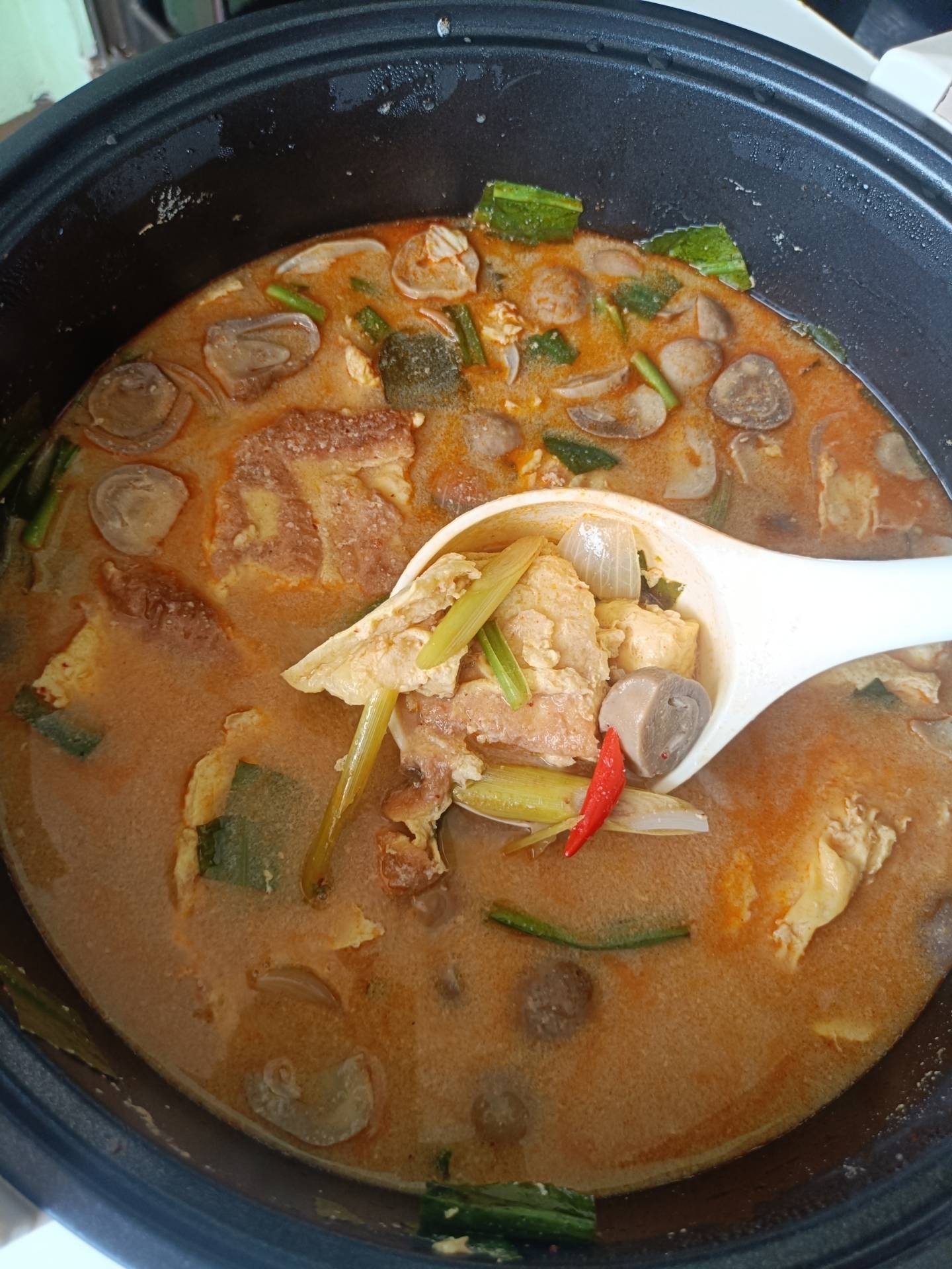 ต้มยำไข่ข้น (ไม่ใส่กะทิ)