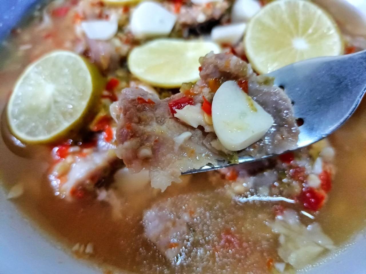 หมูนึ่งมะนาว 🍋‍🟩🌶️