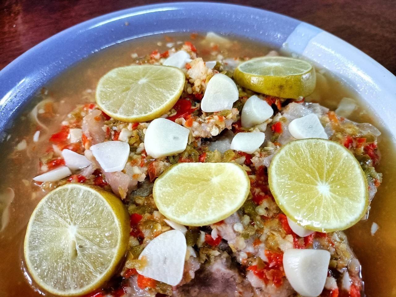 หมูนึ่งมะนาว 🍋‍🟩🌶️