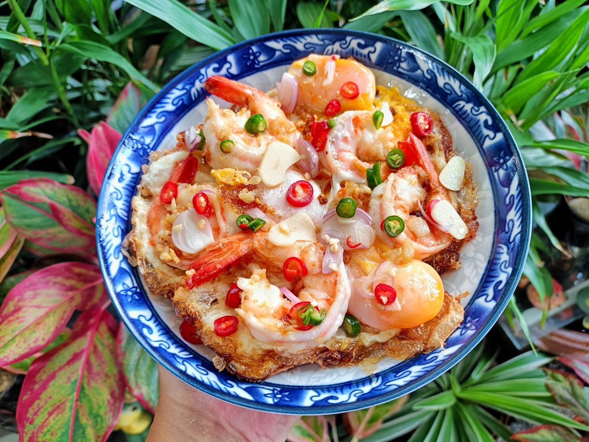 ไข่เบียดกุ้ง 🍤🍳