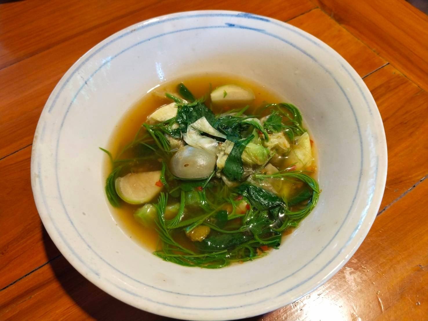 แกงเลียงผักรวม