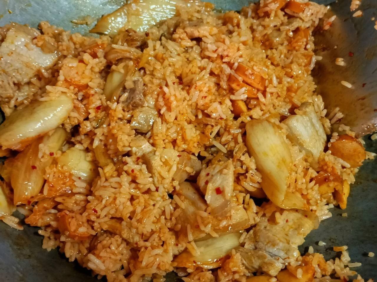 ข้าวผัดกิมจิ