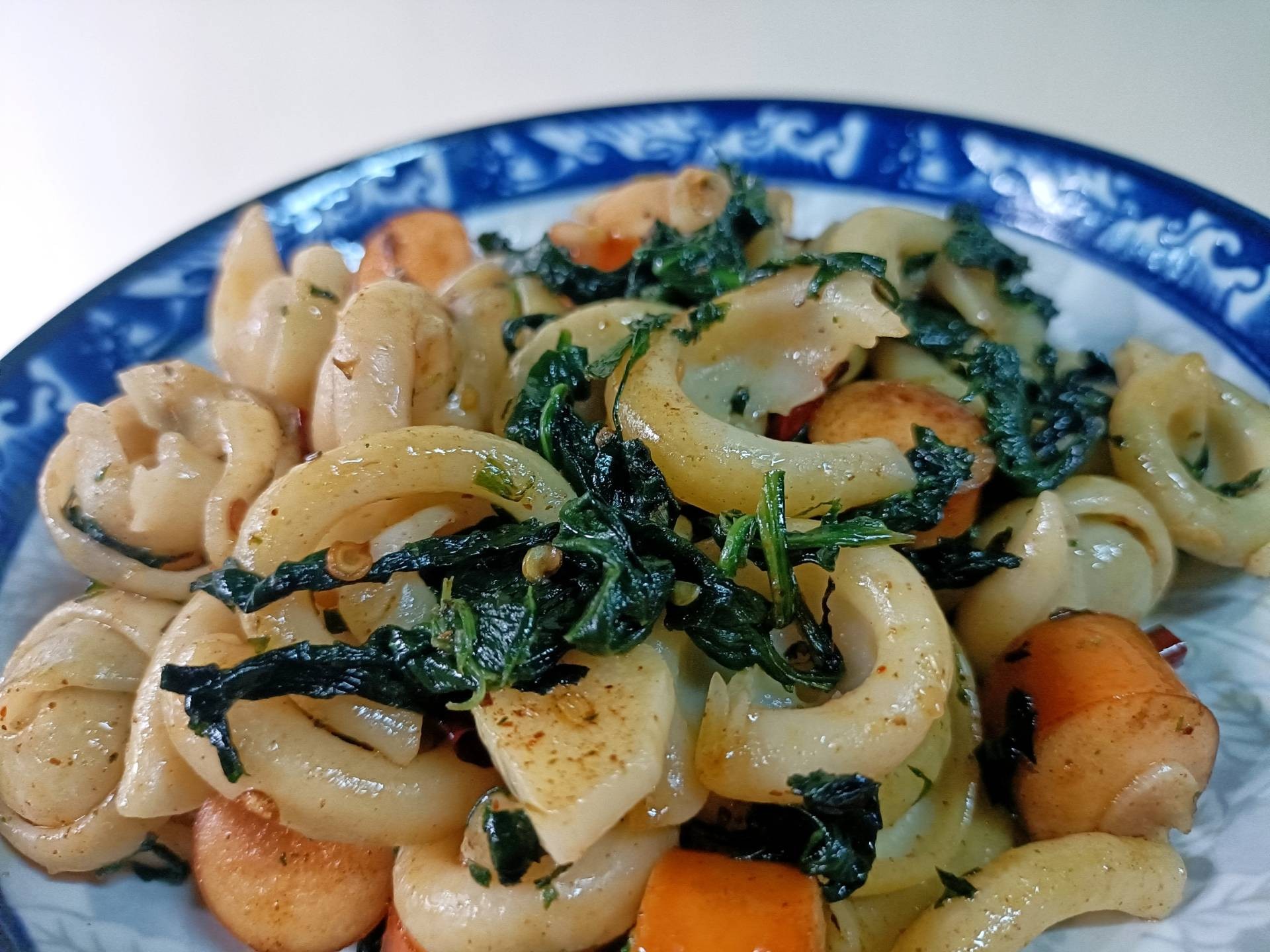 Orecchiette w Dried Chili And Sausages