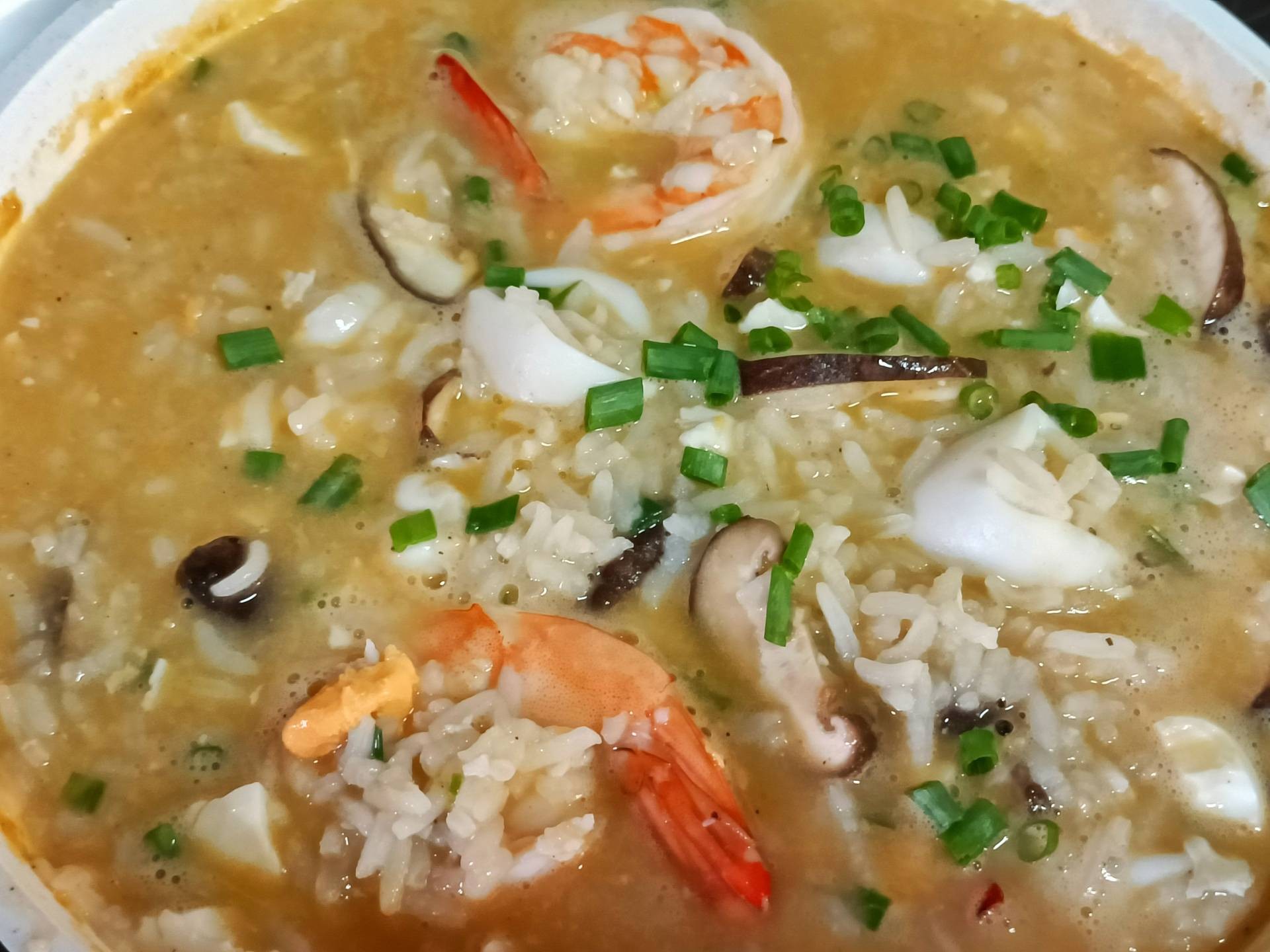 ข้าวต้มไข่เค็มซีฟู้ด