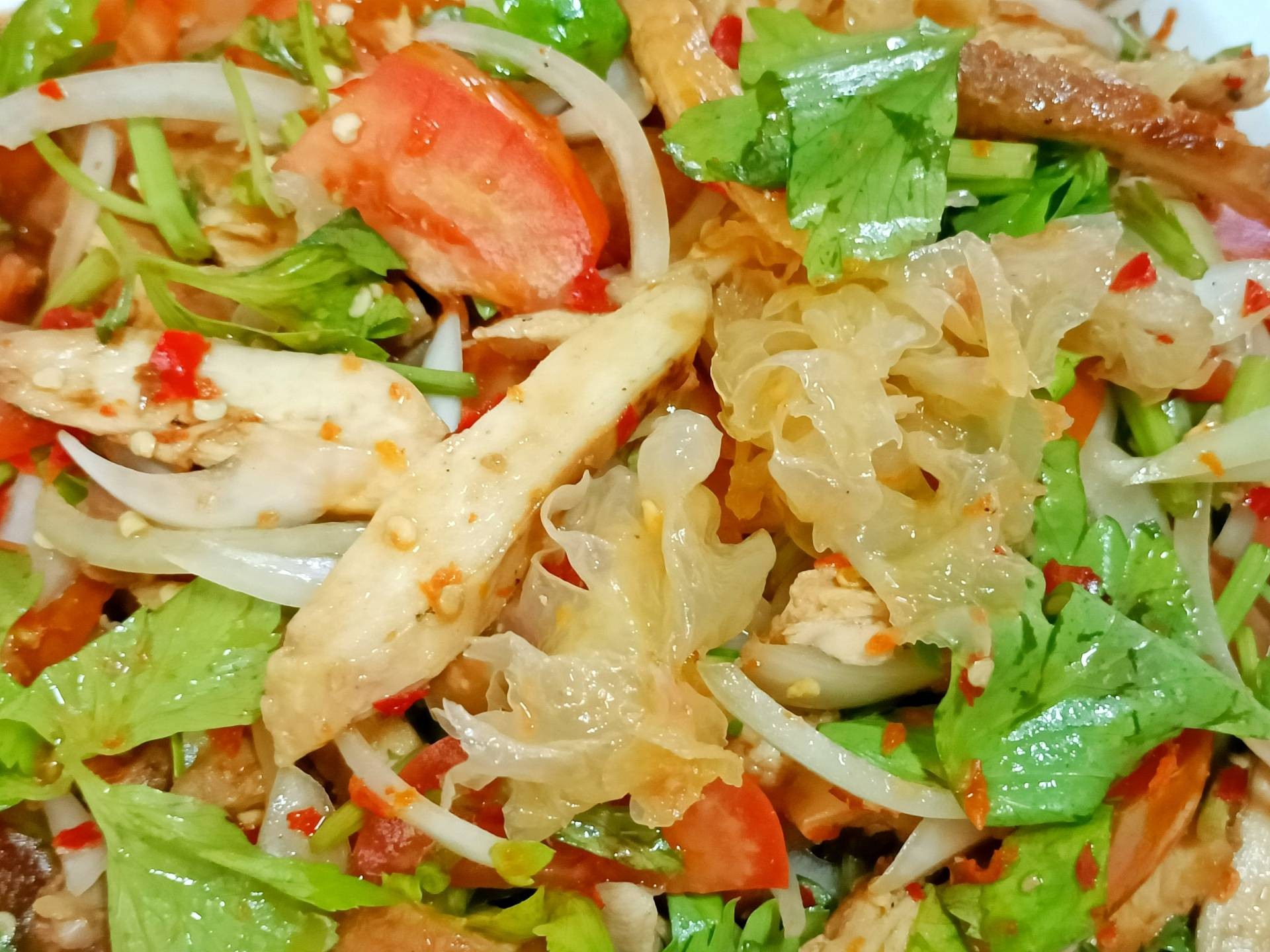 ยำไก่ย่าง 🌶️