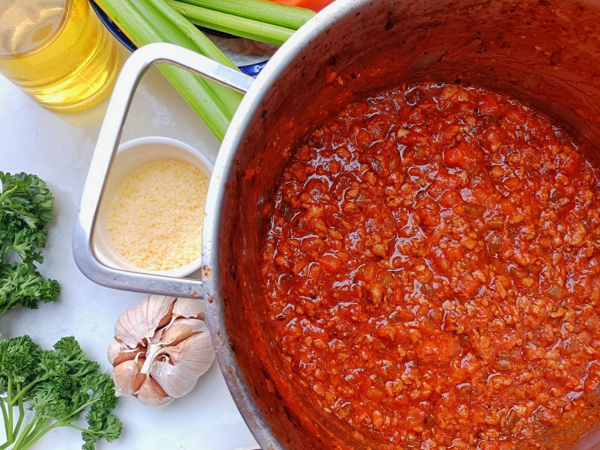 Farfalle Bolognese / Bolognese Sauce/ Bolognese Pasta ซอสโบลองเนส