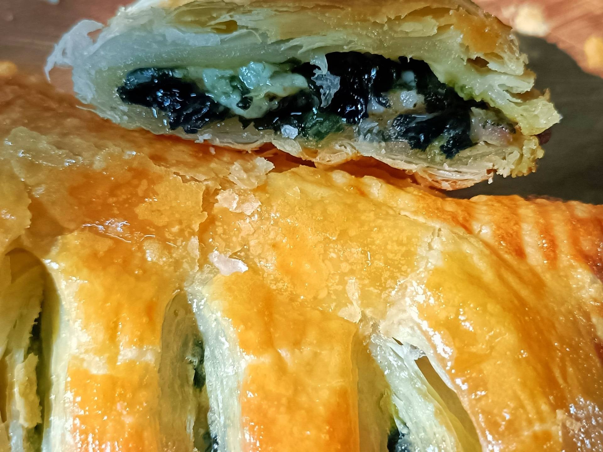 พายผักโขมชีส / spinach and cheese pie