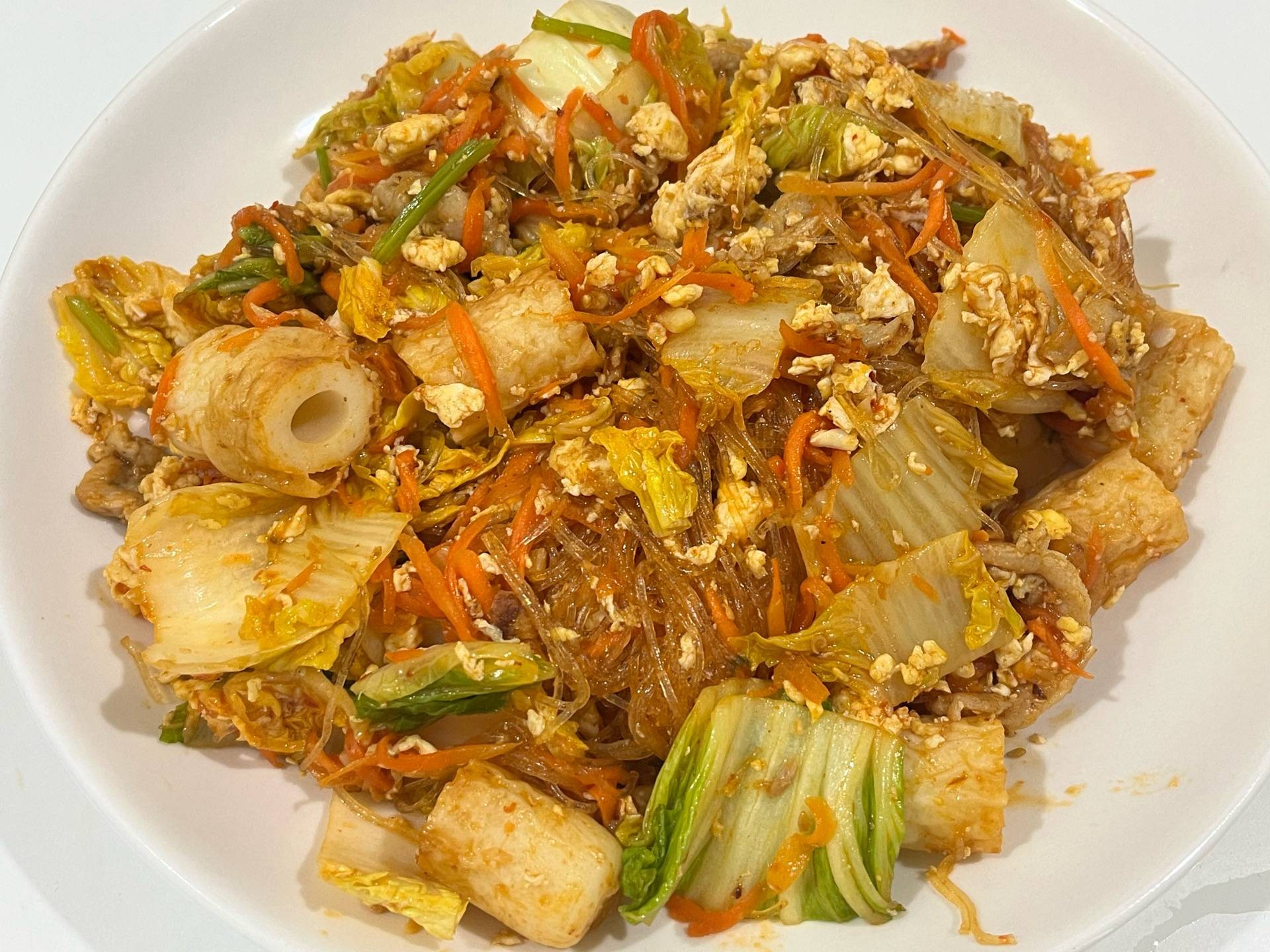 สุกี้แห้งหมู