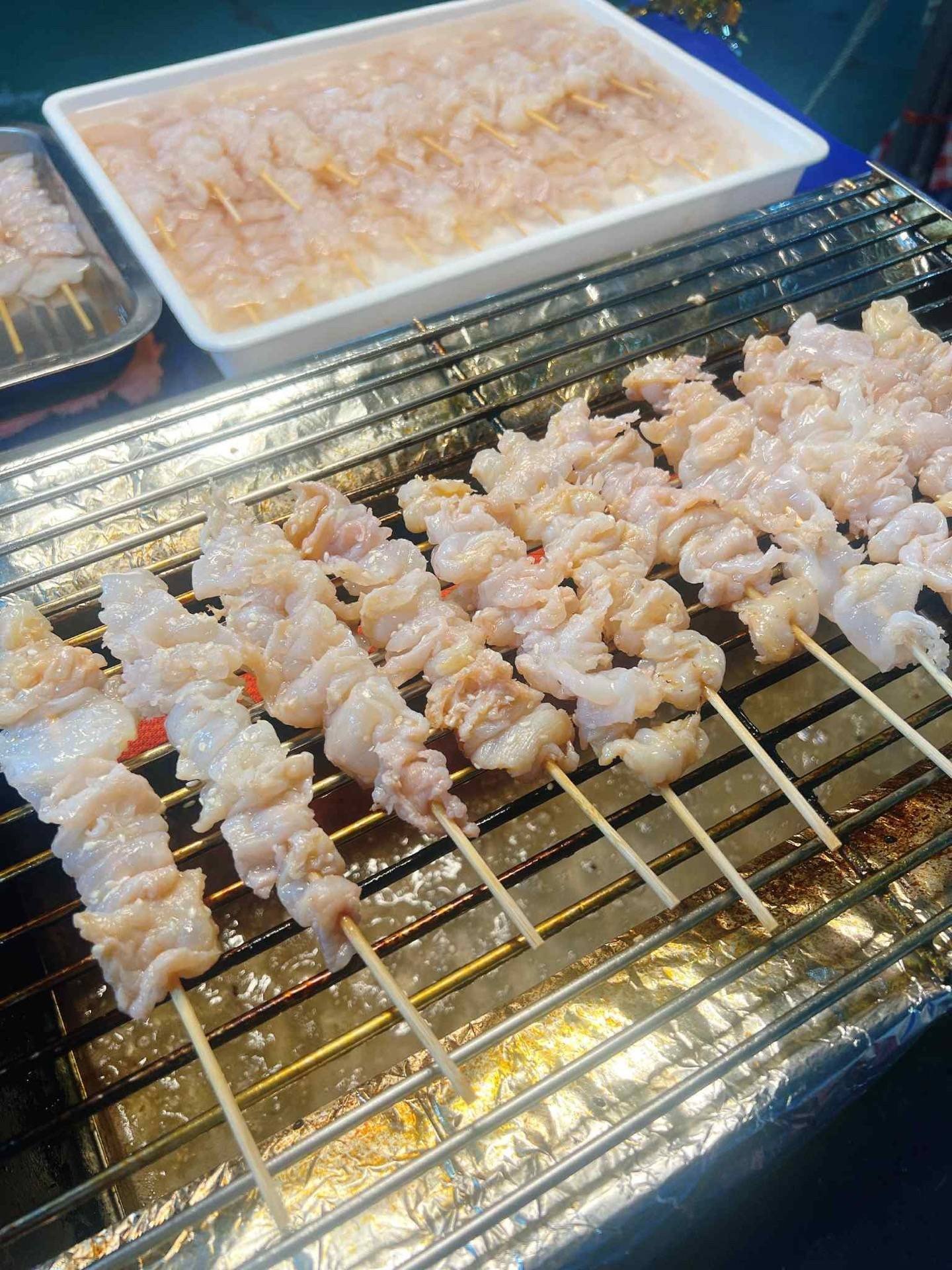 แมงกระพรุนย่างน้ำมันงา