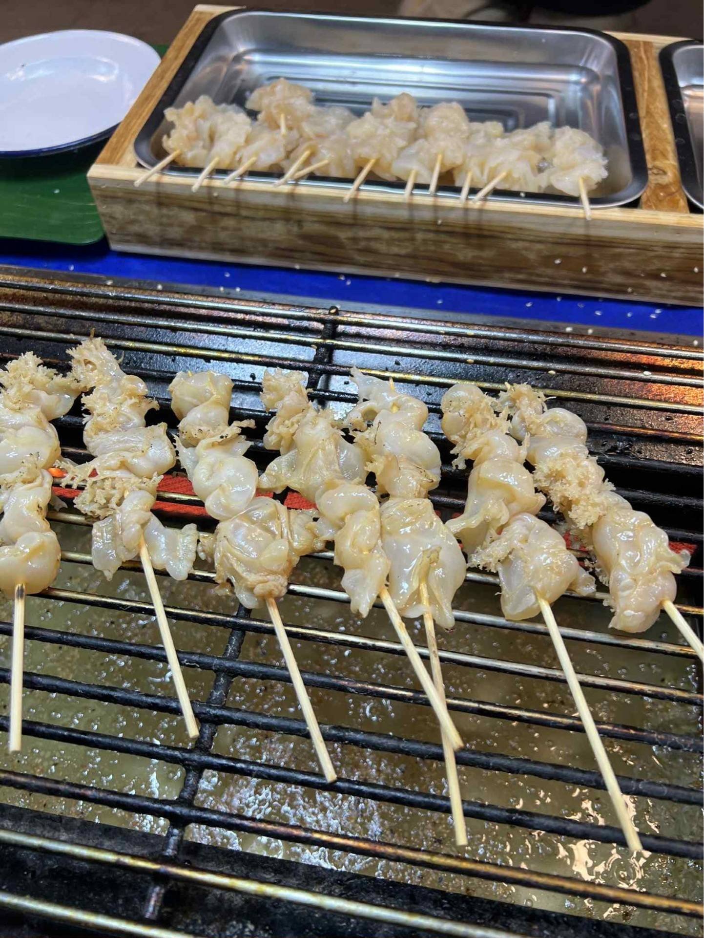 แมงกระพรุนย่างน้ำมันงา