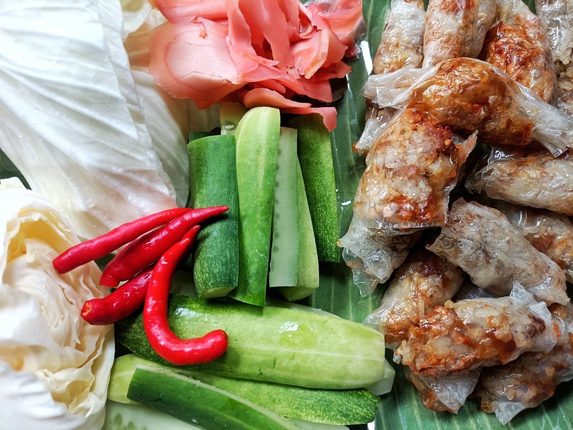 ไส้กรอกอีสานแป้งเวียดนาม