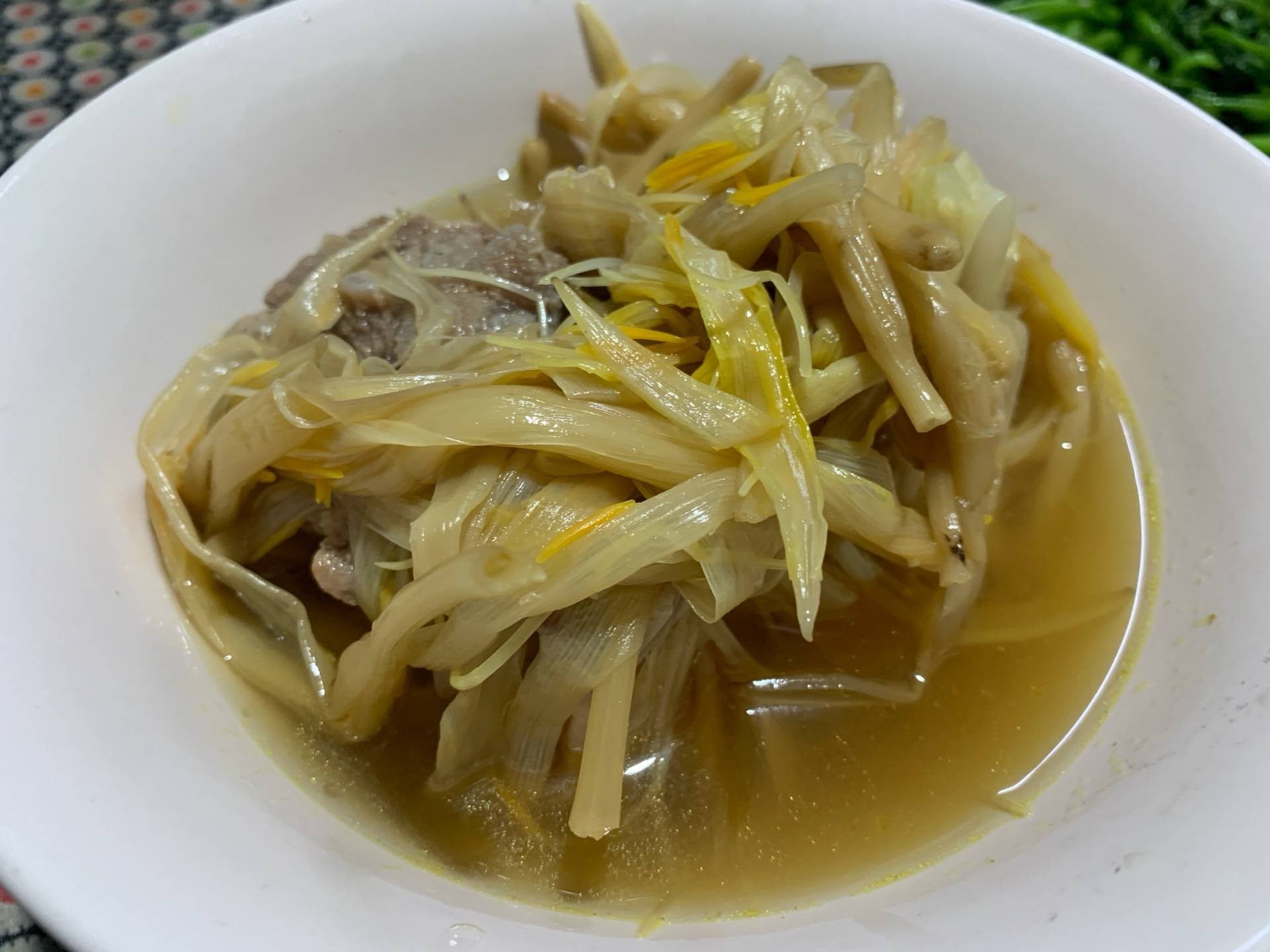 ต้มดอกไม้จีนกระดูกเล้ง