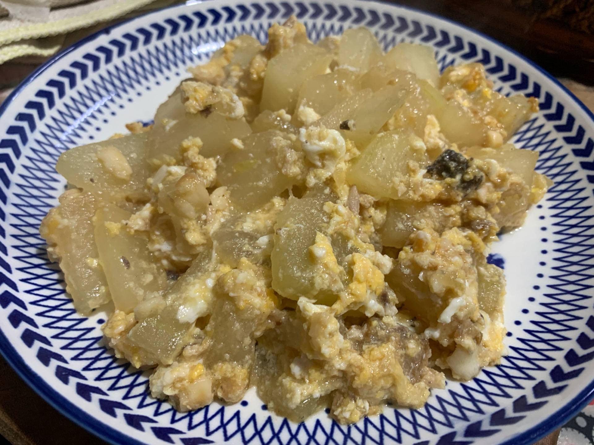 ฟักผัดปลาเค็ม