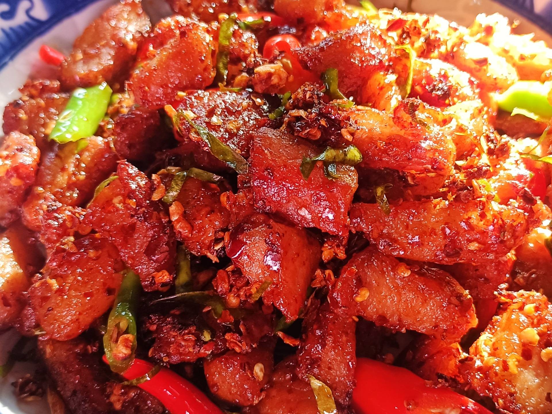 หมูคั่วพริก 🌶️🧄