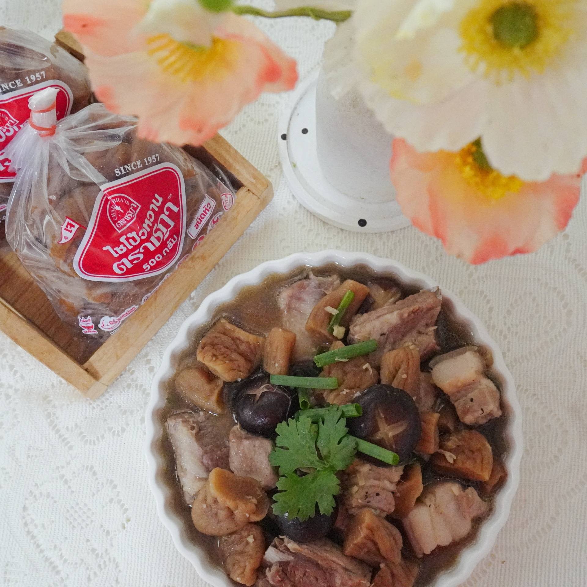 แกงจืดไชโป้วหมูสามชั้น