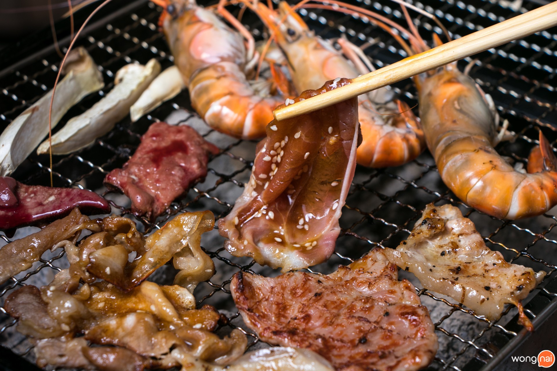 ปิ้งย่าง ร้าน de grill & shabu bar เชียงใหม่