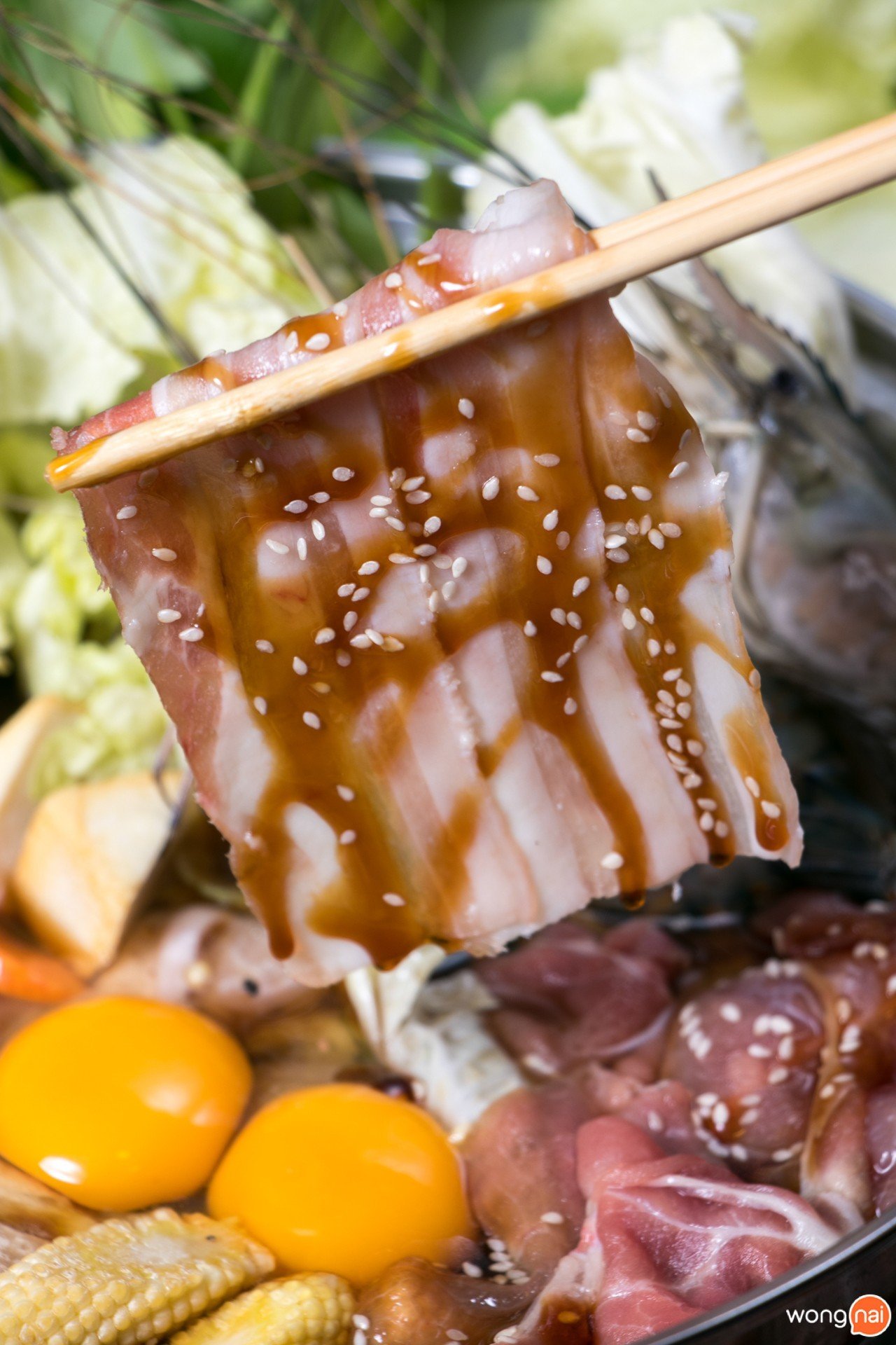 หมูสามชั้น ร้าน de grill & shabu bar เชียงใหม่