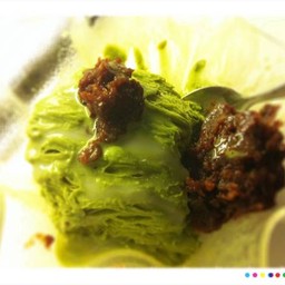 ชาเขียว+ถั่วแดง ... Simply the Best!! ^^