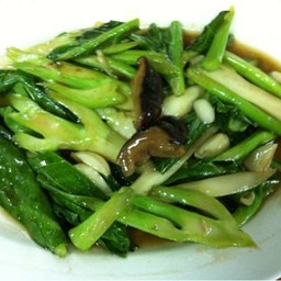 คะน้าผัดน้ำมันหอย