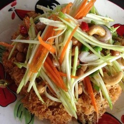 ยำปลาดุกฟู