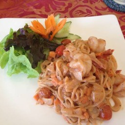 สปาเก็ตตี้กุ้ง