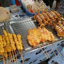 หมึกสดย่างหน้าตะวันนา