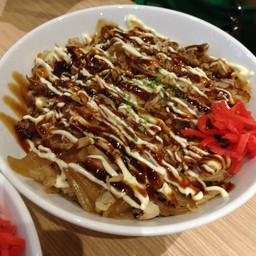 ข้าวหน้าเนื้อ โอโคโนท๊อปปิ้ง