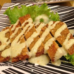 หมูทอดซอสวาซาบิ