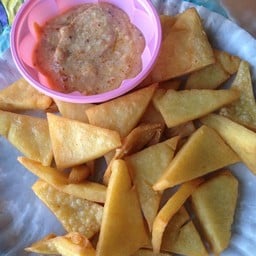 ข้าวพืนทอด