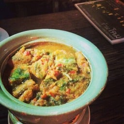 แกงส้มชะอมไข่กุ้ง