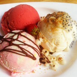 ไอศครีม 3 รส 