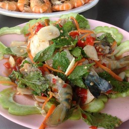 กุ้งแช่น้ำปลา