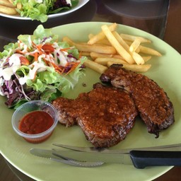 ริบอายสเต็ก เนื้อนุ่มชุ่มฉ่ำ