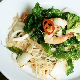 หมี่ซั่วผัดขี้เมาทะเล