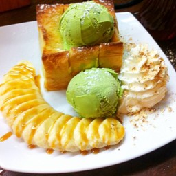 Matcha Green Tea toast