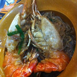 กุ้งแม่น้ำอบวุ้นเส้น