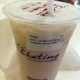 ชาเขียวมะลิใส่นม