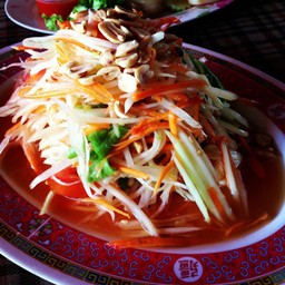 ผัดไทกุ้งสด (เจ้าเก่า) หลังการบินไทย เรือพระร่วง