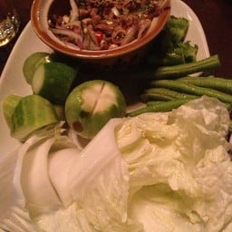 หมูสับปลาร้าทรงเครื่อง