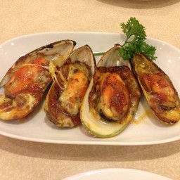 หอยนิวซีแลนด์อบชีส