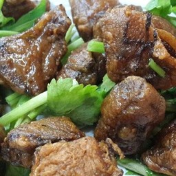 ตับทอด เนื้อนุ่ม รสชาดละมุนลิ้นรสพอดีๆ