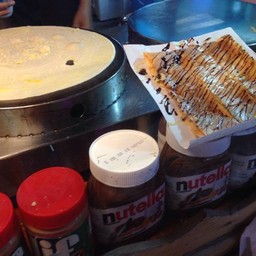 Banana Crepes with Nutella