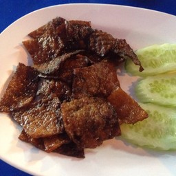 หมูแผ่นทอด