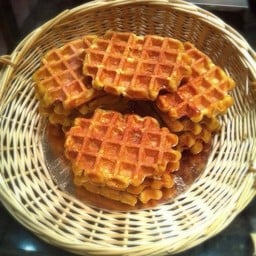 วาฟเฟิลร้อนๆ กลิ่นวานิลลา 