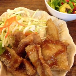 ปลากระพงทอดน้ำปลา
